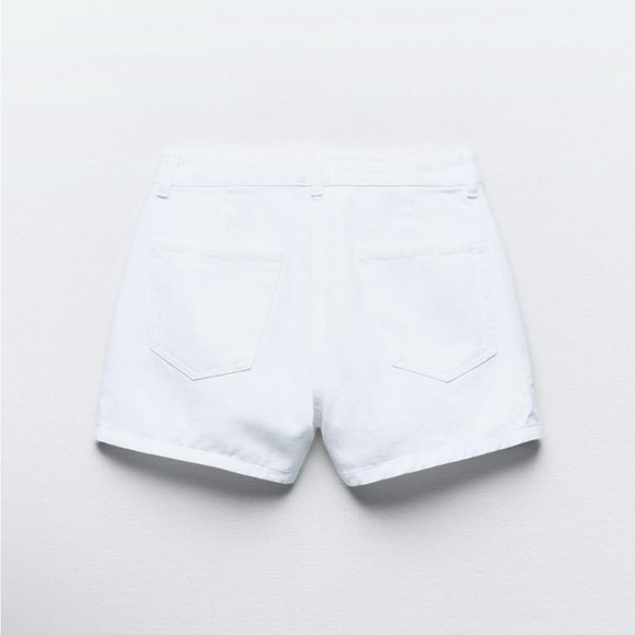 Zara white wrap denim skort - Picture 5 of 8